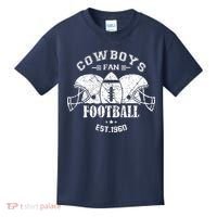 Cowboys Football Est 1960 Fan Kids T-Shirt thumb 0