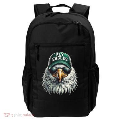 Cool Face Eagle With Sunglasses Vintage Eagles Flying Bird Backpack