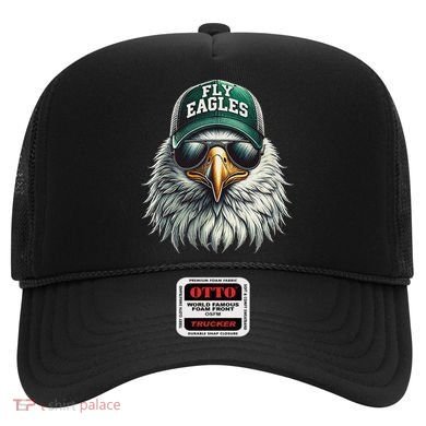 Cool Face Eagle With Sunglasses Vintage Eagles Flying Bird Hat