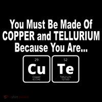 Cute Funny Element Copper Tellurium Coaster thumb 2