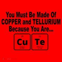 Cute Funny Element Copper Tellurium Santa Hat thumb 1