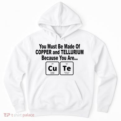 Cute Funny Element Copper Tellurium Hoodie