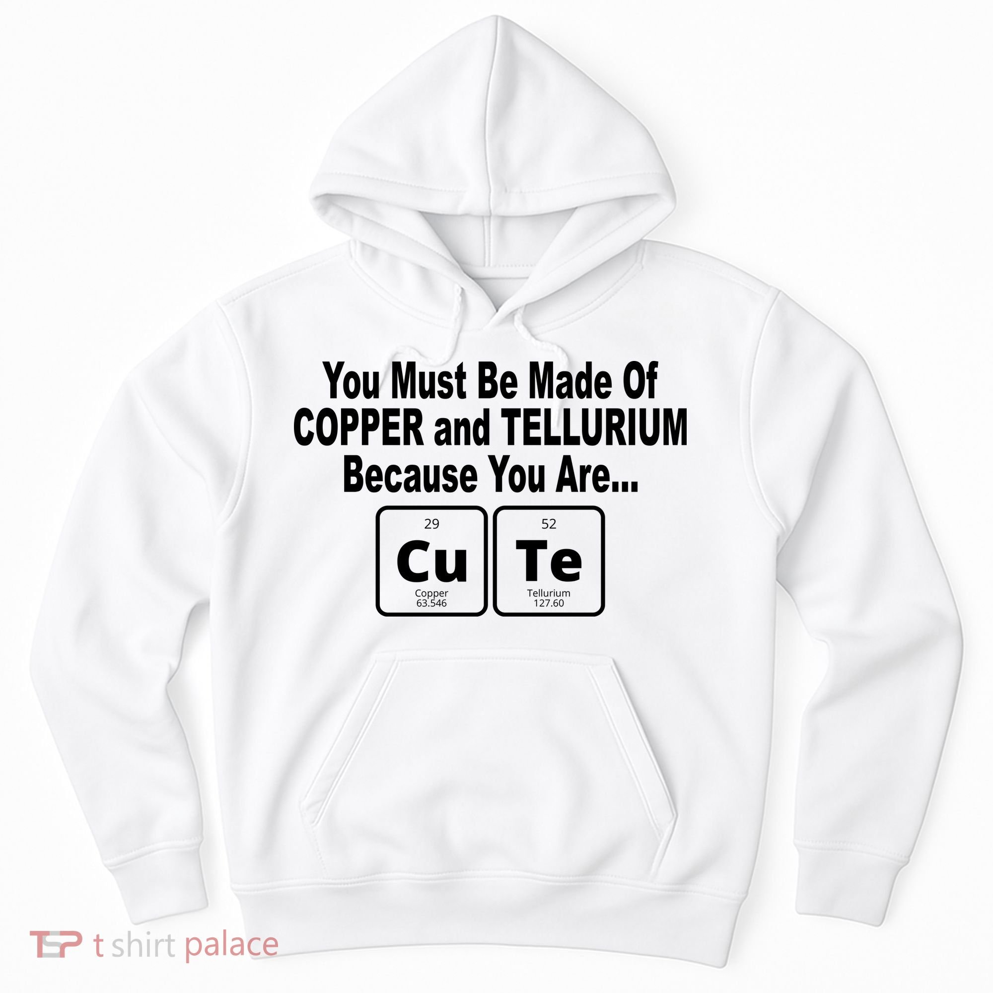 Cute Funny Element Copper Tellurium Hoodie