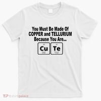 Cute Funny Element Copper Tellurium T-Shirt thumb 0