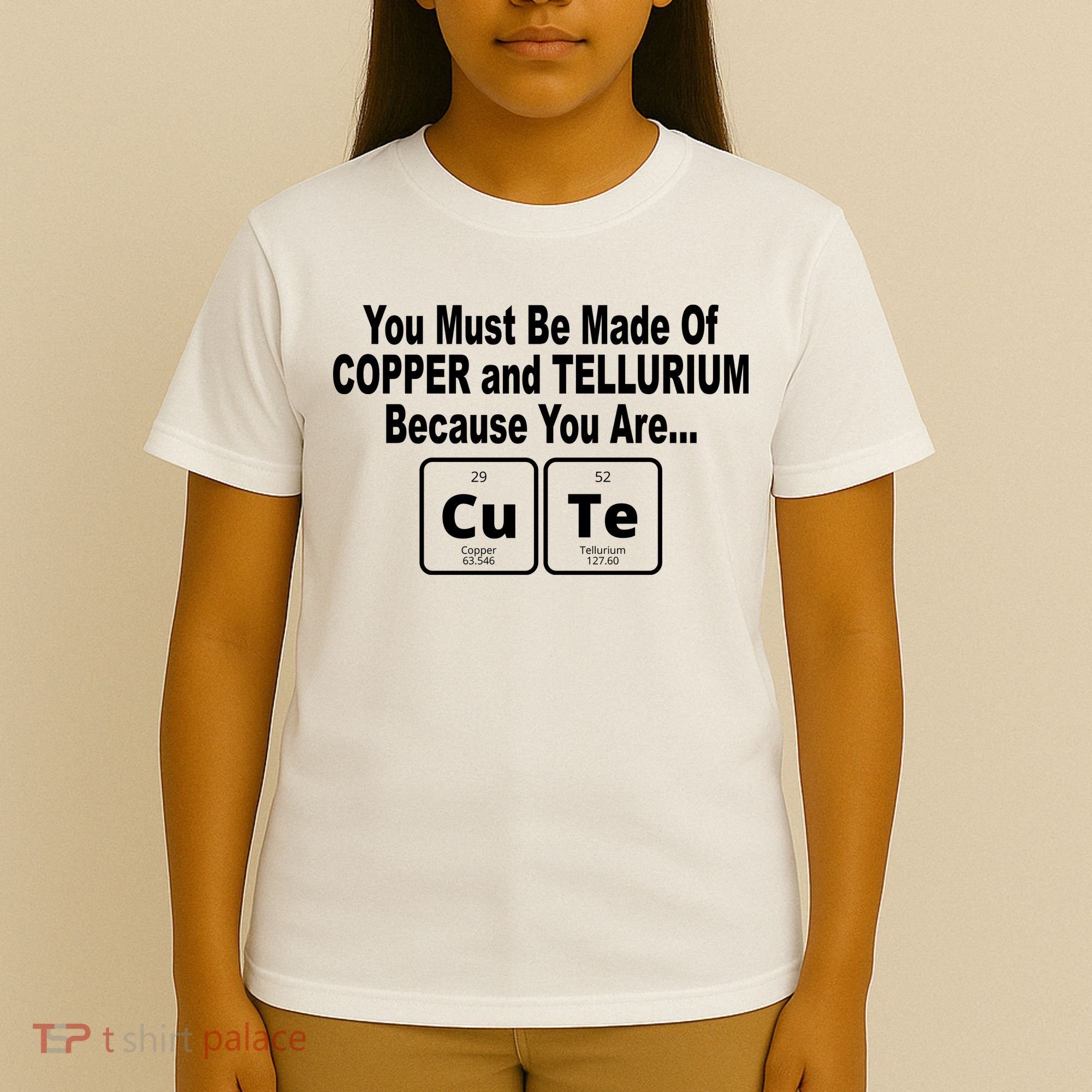 Cute Funny Element Copper Tellurium T-Shirt