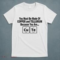 Cute Funny Element Copper Tellurium T-Shirt thumb 5