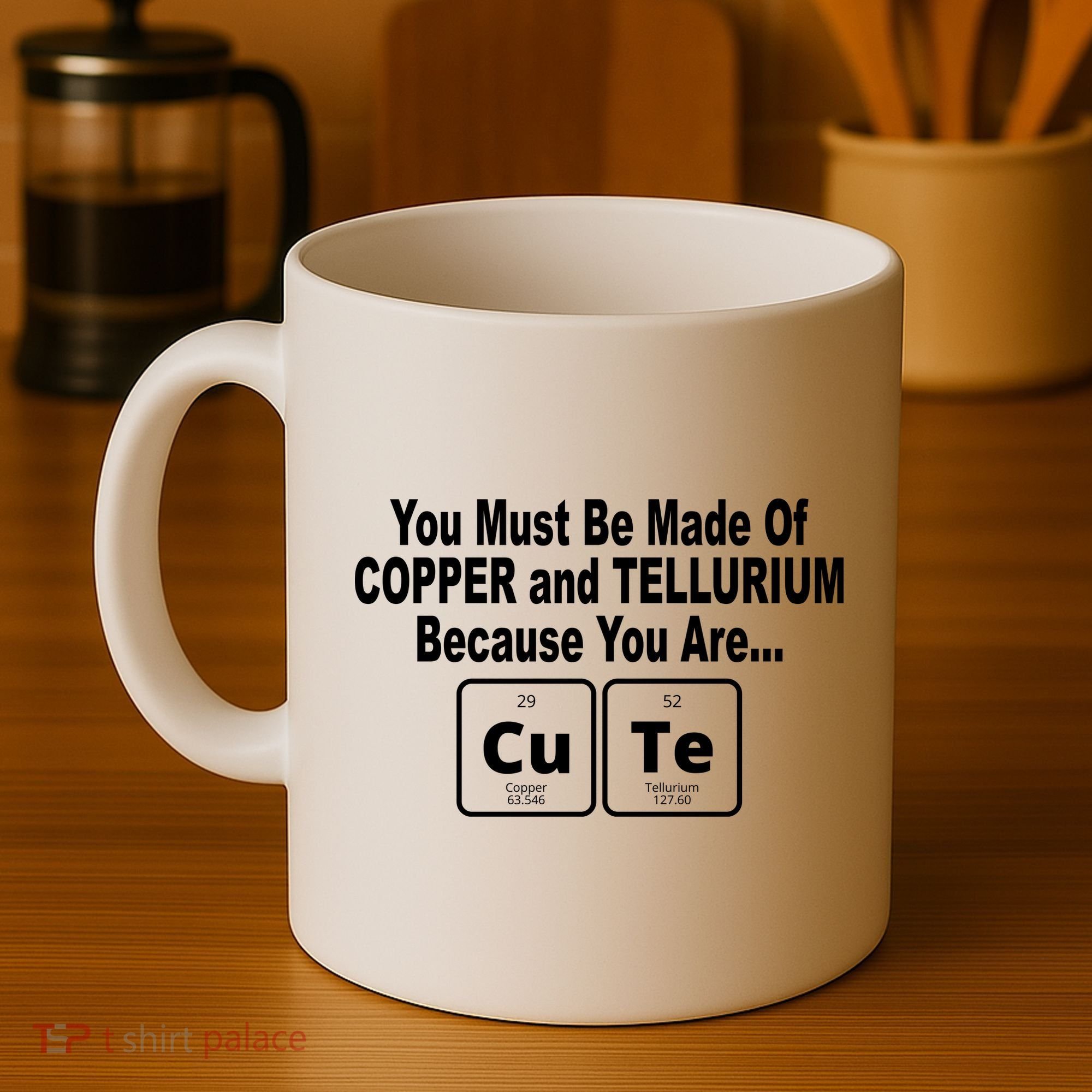 Cute Funny Element Copper Tellurium Coffee Mug