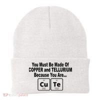 Cute Funny Element Copper Tellurium Beanie thumb 0