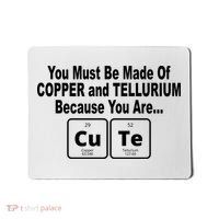Cute Funny Element Copper Tellurium Mousepad thumb 0