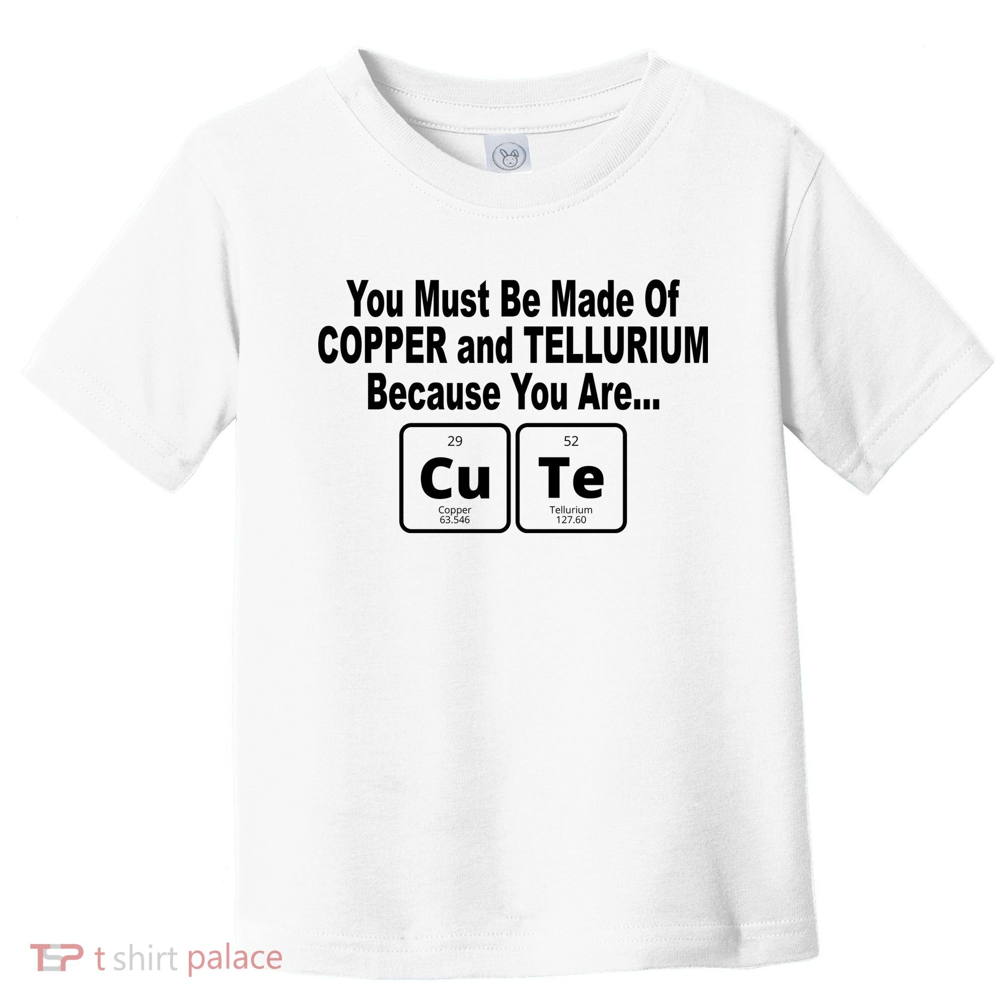 Cute Funny Element Copper Tellurium Toddler T-Shirt