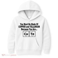 Cute Funny Element Copper Tellurium Kids Hoodie thumb 0