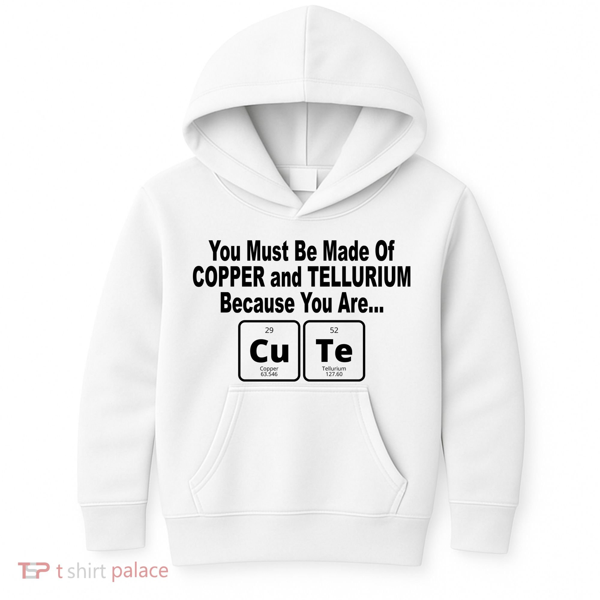Cute Funny Element Copper Tellurium Kids Hoodie