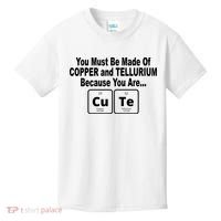 Cute Funny Element Copper Tellurium Kids T-Shirt thumb 0