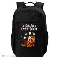 Cats For Everybody Ugly Christmas Cat Funny Xmas Backpack thumb 0