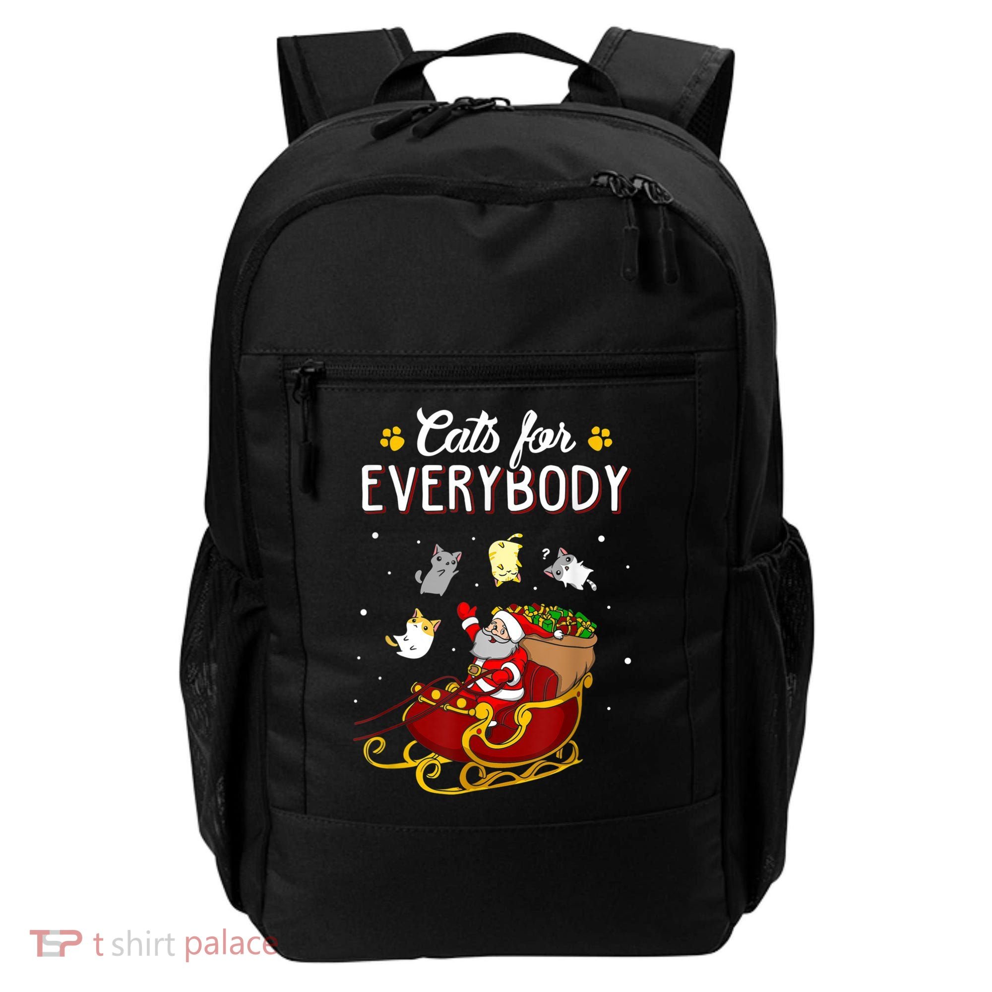 Cats For Everybody Ugly Christmas Cat Funny Xmas Backpack