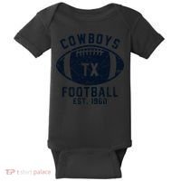 Cowboys Football Est 1960 Baby Bodysuit thumb 0