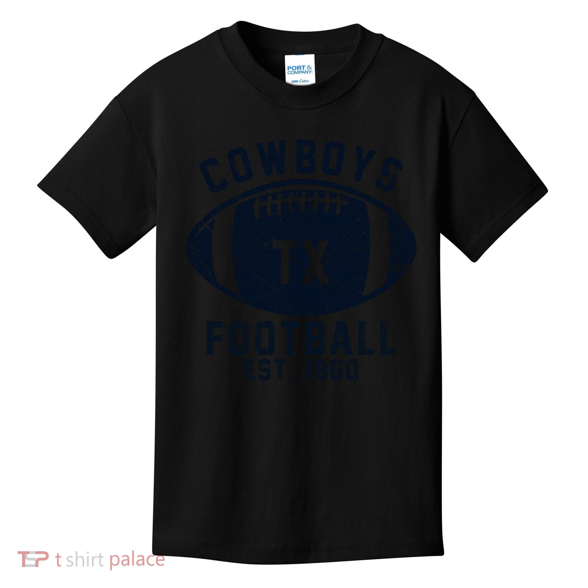 Cowboys Football Est 1960 Kids T-Shirt
