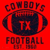 Cowboys Football Est 1960 Santa Hat thumb 1