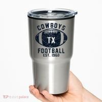 Cowboys Football Est 1960 Tumbler thumb 0
