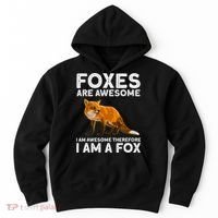 Cool Fox For Men Women Kids Wildlife Animal Fox Lover Hoodie thumb 0
