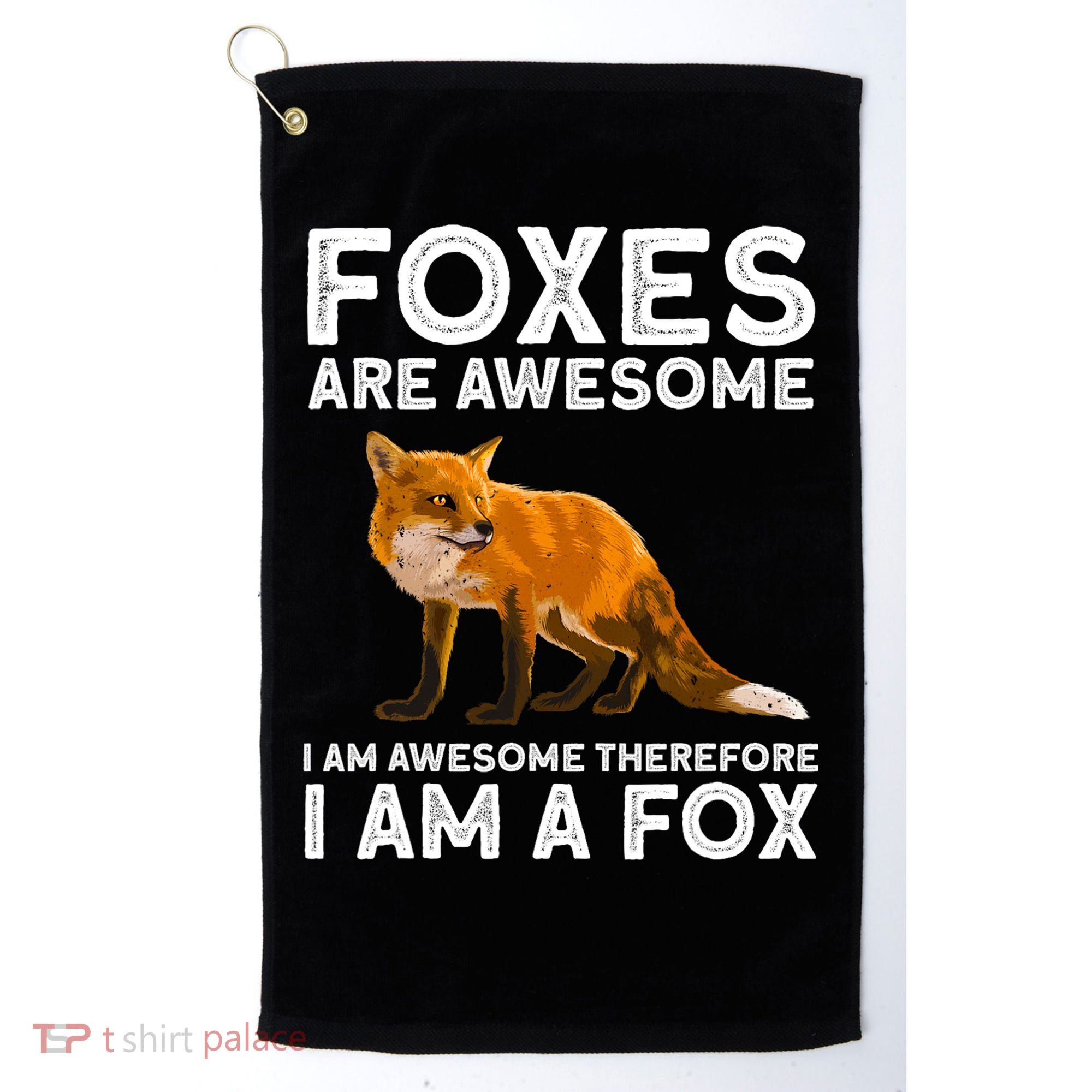 Cool Fox For Men Women Kids Wildlife Animal Fox Lover Golf Towel