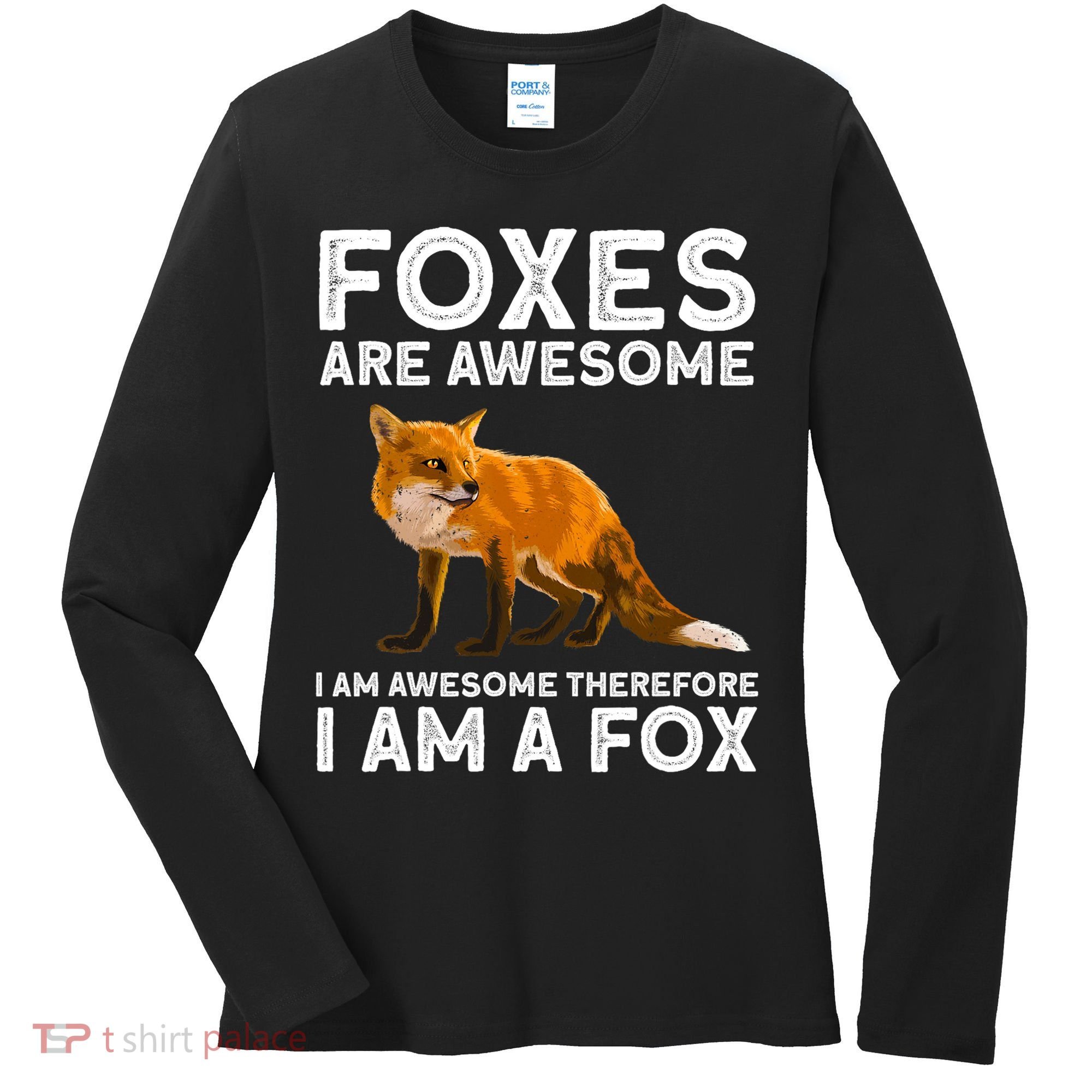 Cool Fox For Men Women Kids Wildlife Animal Fox Lover Women's Long Sleeve Shirt