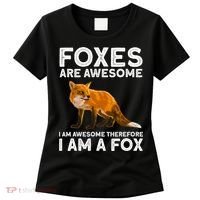 Cool Fox For Men Women Kids Wildlife Animal Fox Lover Women's T-Shirt thumb 0