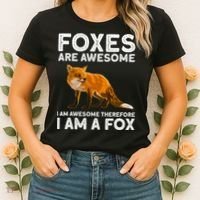 Cool Fox For Men Women Kids Wildlife Animal Fox Lover Women's T-Shirt thumb 2