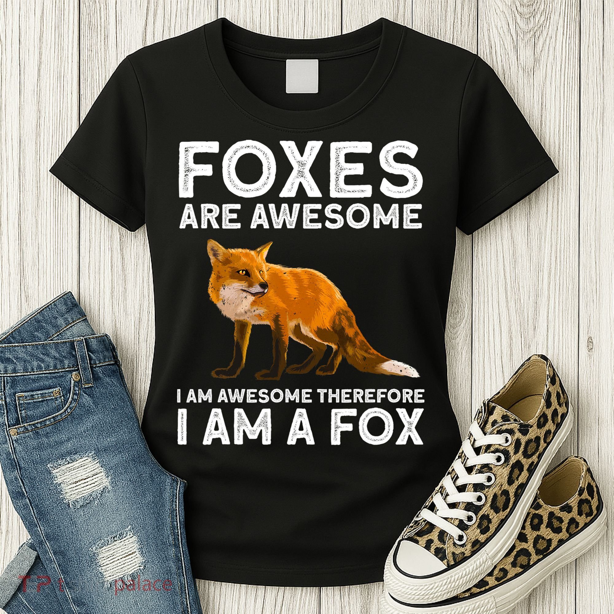 Cool Fox For Men Women Kids Wildlife Animal Fox Lover Women's T-Shirt
