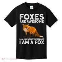 Cool Fox For Men Women Kids Wildlife Animal Fox Lover Kids T-Shirt thumb 0