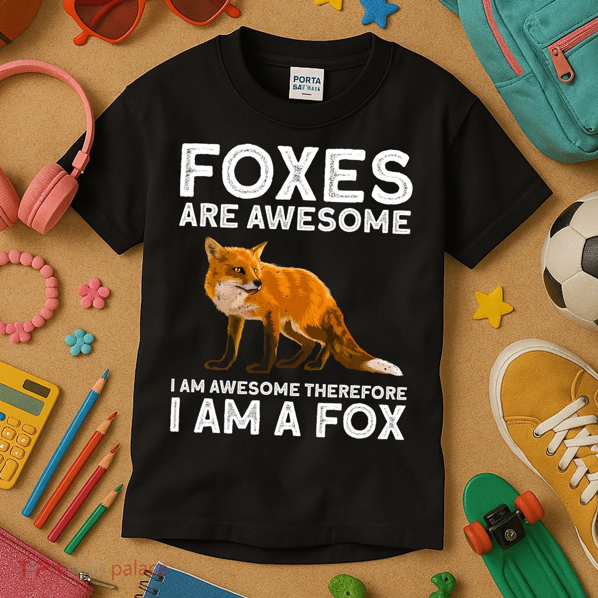 Cool Fox For Men Women Kids Wildlife Animal Fox Lover Kids T-Shirt