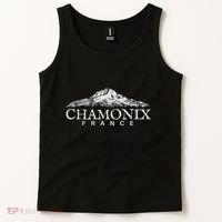 Chamonix France  French Alps Mountain Town Tank Top thumb 2