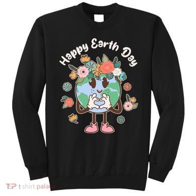 Cute Flower Floral Happy Earth Day Sweatshirt