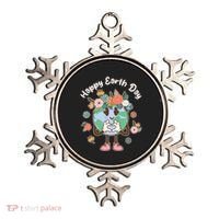 Cute Flower Floral Happy Earth Day Ornament thumb 0