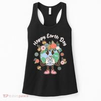 Cute Flower Floral Happy Earth Day Women's Tank Top thumb 0