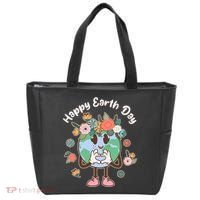 Cute Flower Floral Happy Earth Day Tote Bag thumb 0