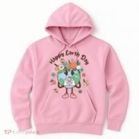 Cute Flower Floral Happy Earth Day Hoodie thumb 0