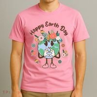 Cute Flower Floral Happy Earth Day T-Shirt thumb 3