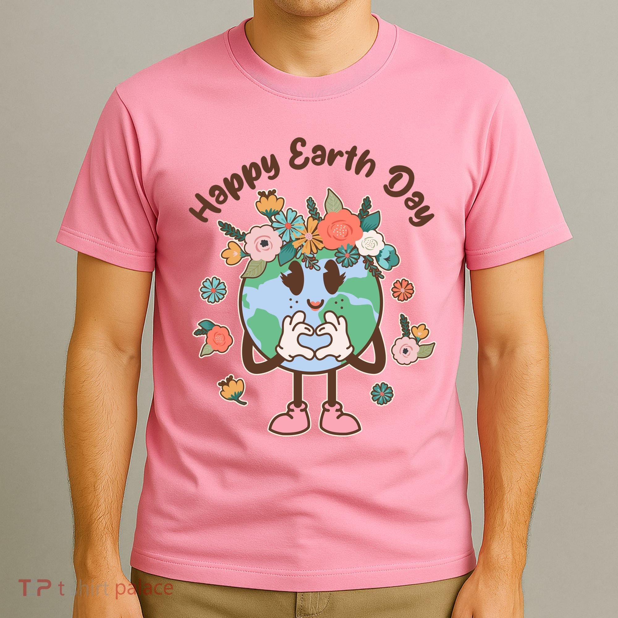 Cute Flower Floral Happy Earth Day T-Shirt