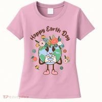 Cute Flower Floral Happy Earth Day Women's T-Shirt thumb 0