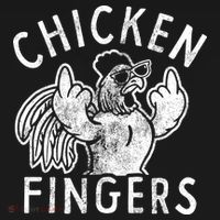 Chicken Fingers Funny Offensive Doggie Tank thumb 4