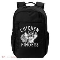 Chicken Fingers Funny Offensive Backpack thumb 0