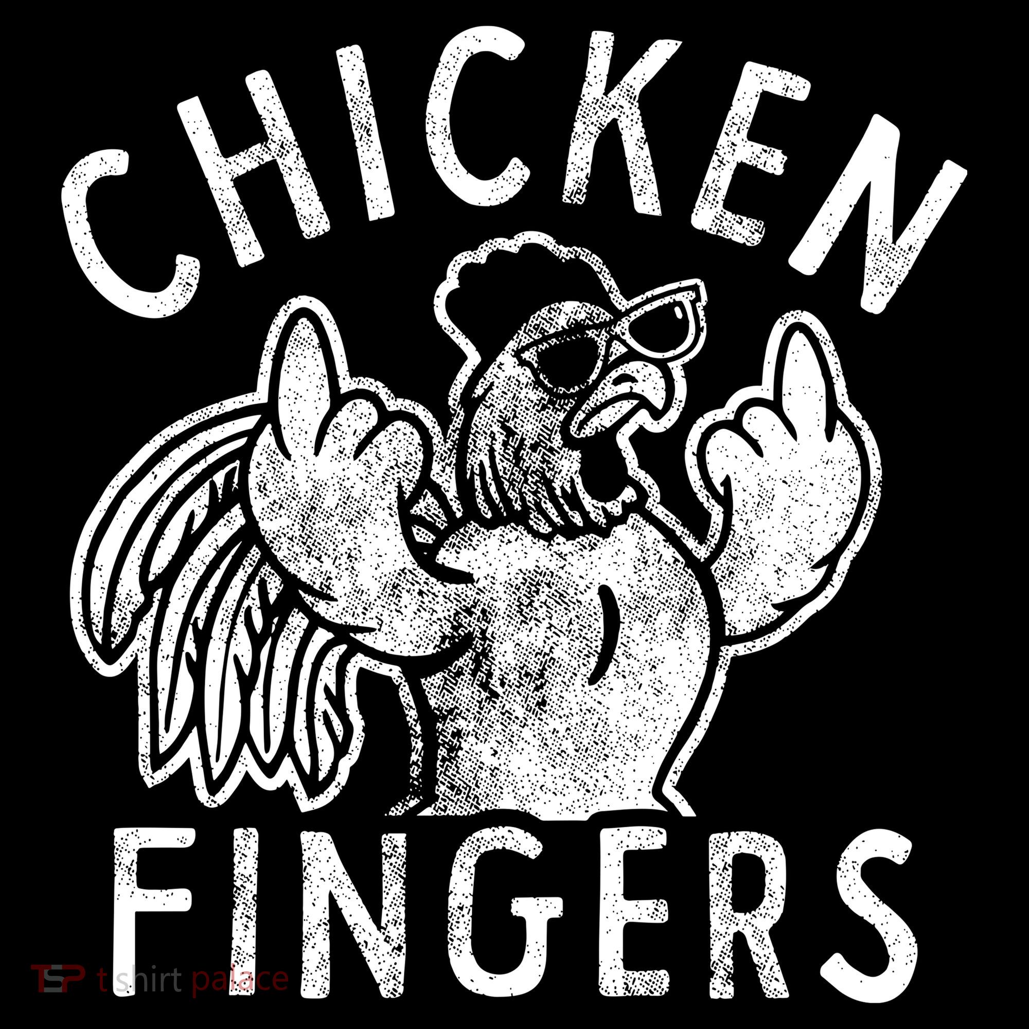 Chicken Fingers Funny Offensive Bucket Hat