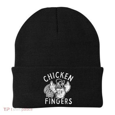 Chicken Fingers Funny Offensive Beanie