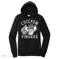 Chicken Fingers Funny Offensive Women's Hoodie thumb 0