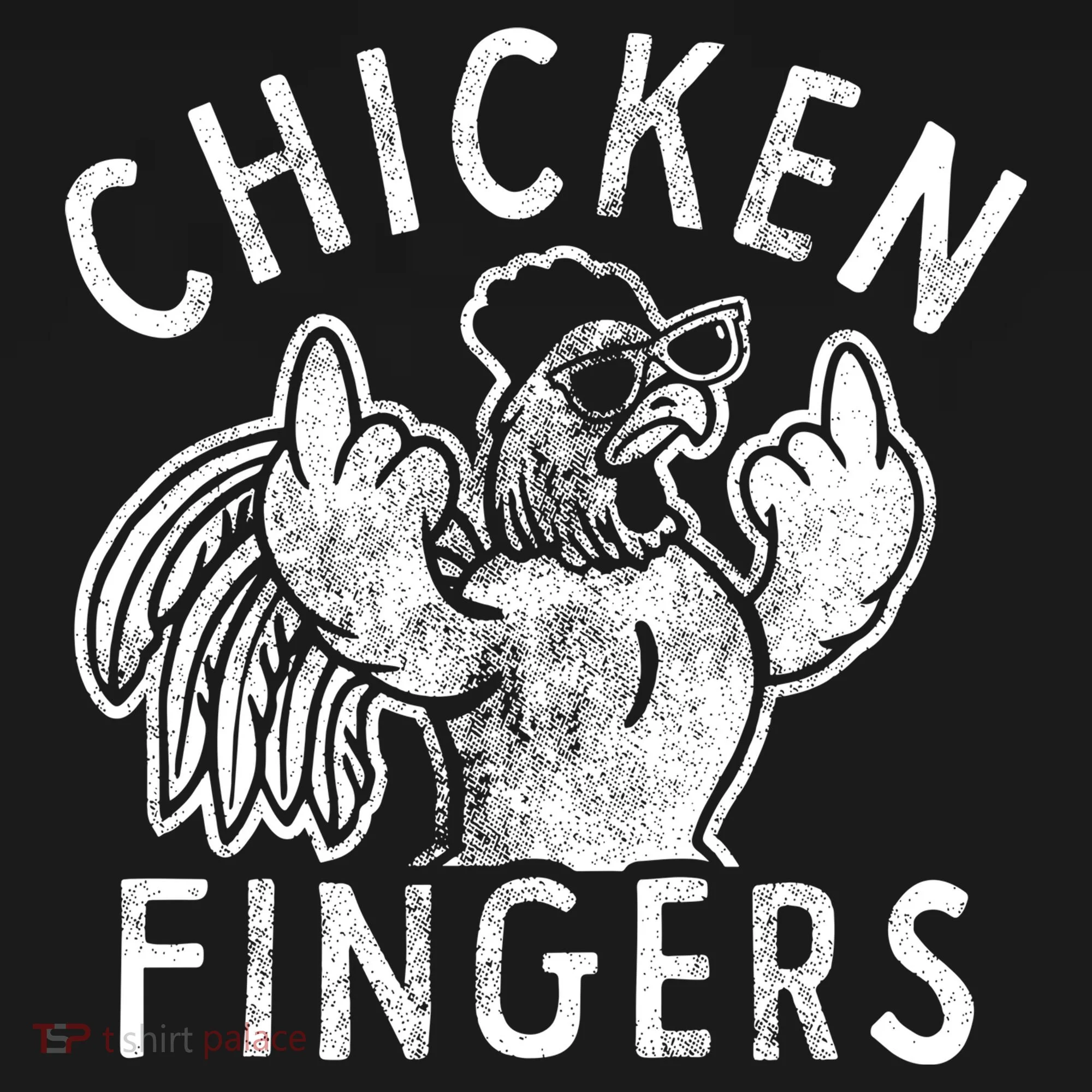 Chicken Fingers Funny Offensive Women's Hoodie