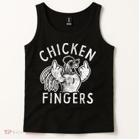 Chicken Fingers Funny Offensive Tank Top thumb 2