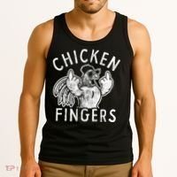 Chicken Fingers Funny Offensive Tank Top thumb 3