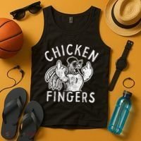 Chicken Fingers Funny Offensive Tank Top thumb 4