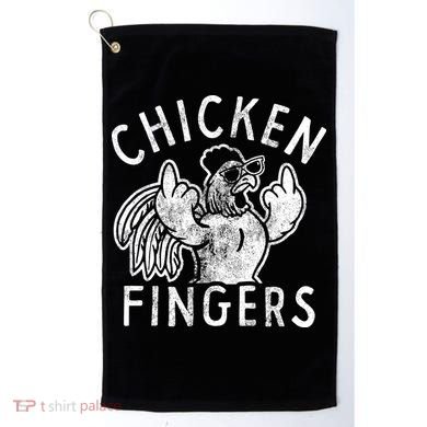 Chicken Fingers Funny Offensive Golf Towel